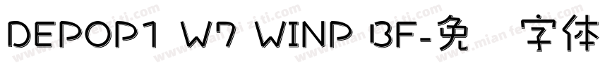 DEPOP1 W7 WINP BF字体转换
